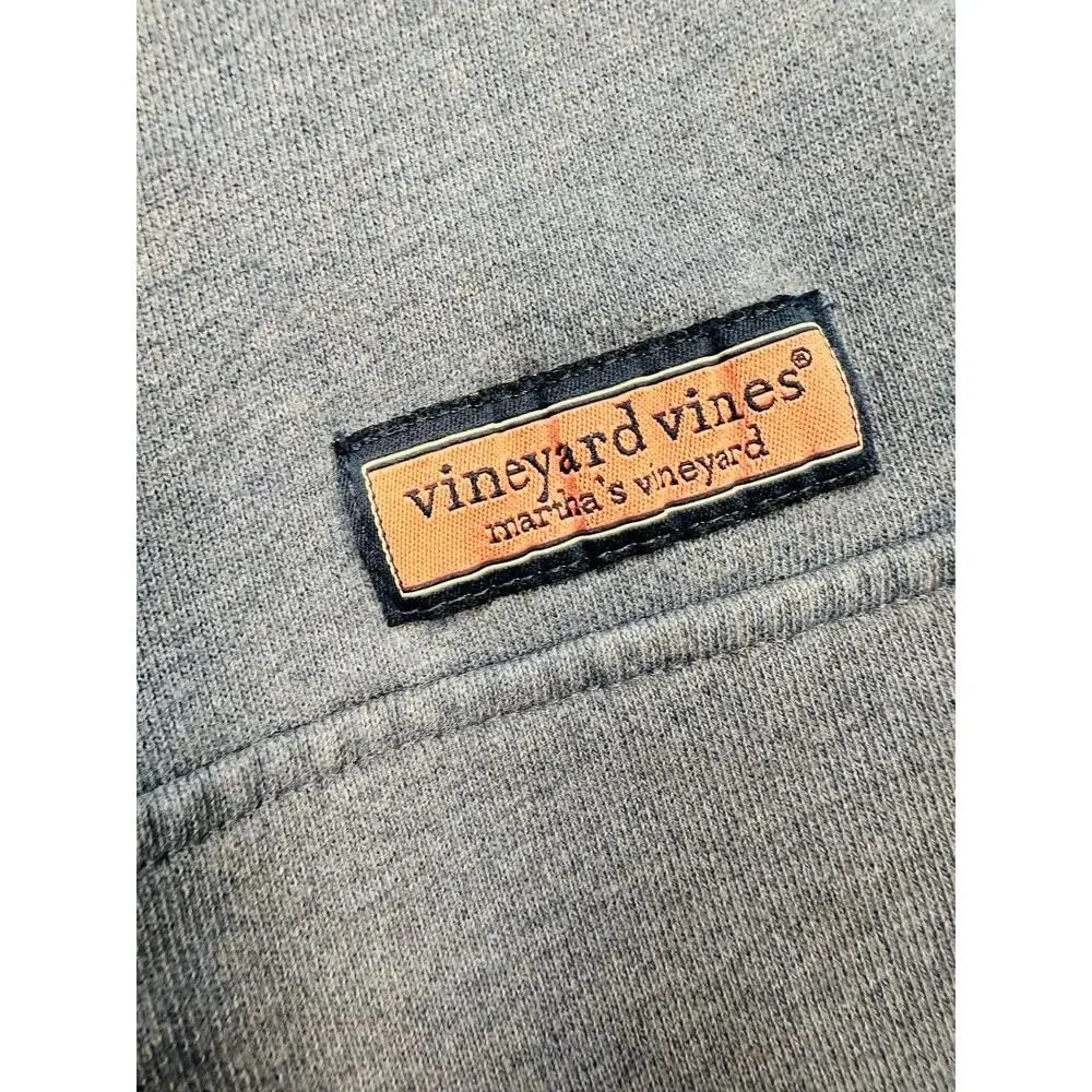 Vineyard Vines Quarter Zip Cotton Pullover Sweatshirt Size Medium